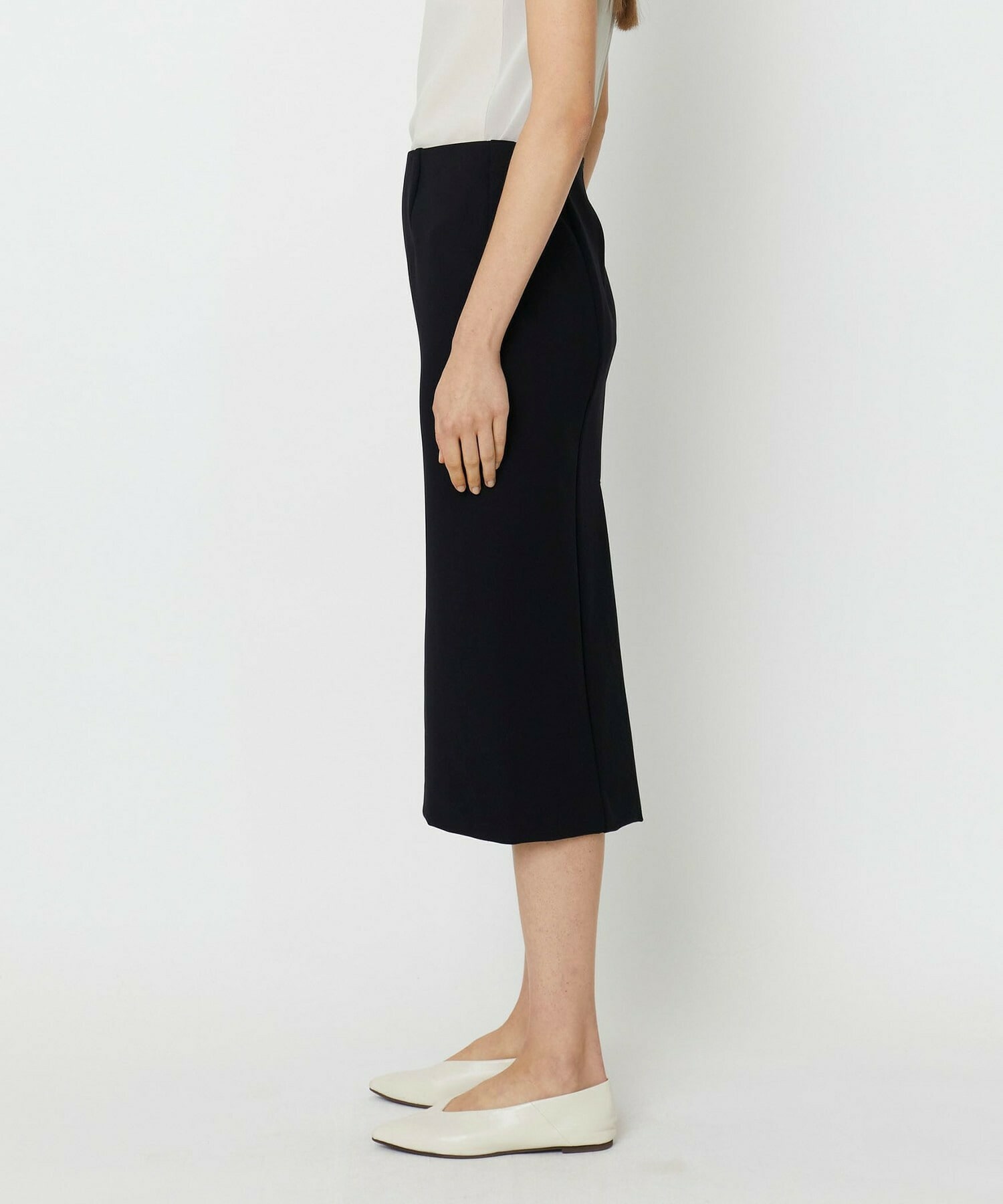 【Americana/アメリカーナ】Nylon Tight Skirt ブラック