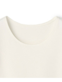 【yoshie inaba】STRETCH PONTE NO SLEEVE ROUND NECK TOP 詳細画像 トップグレー 7