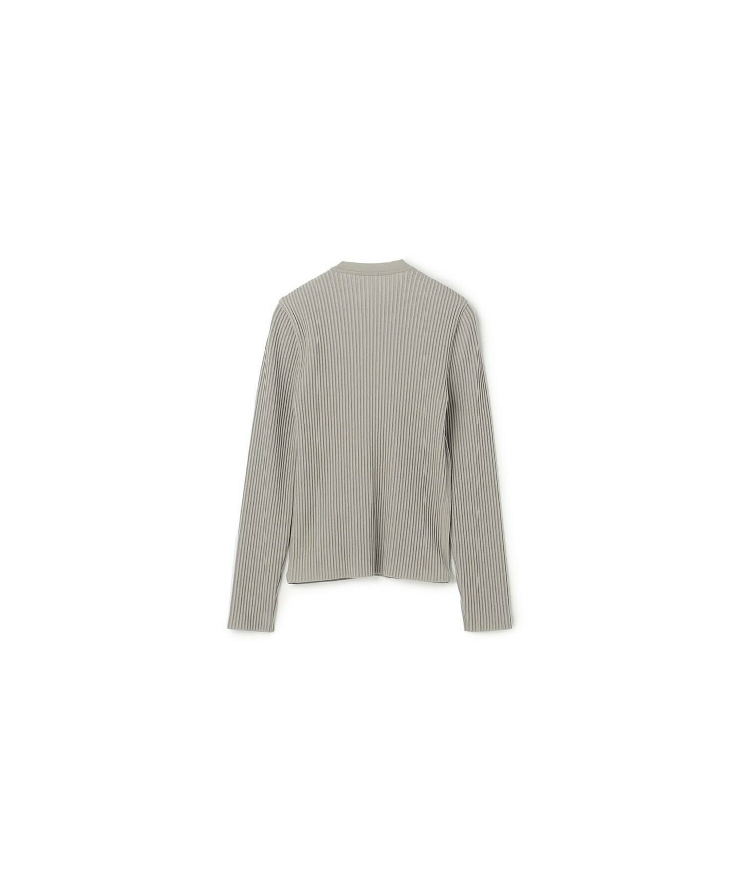 【yoshie inaba】RAYON STRETCH ROUND NECK SHORT CARDIGAN 詳細画像 ブラック 7