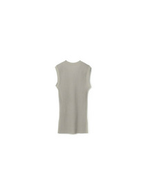 【yoshie inaba】RAYON STRETCH ROUND NECK TOP 詳細画像 ブラック 7