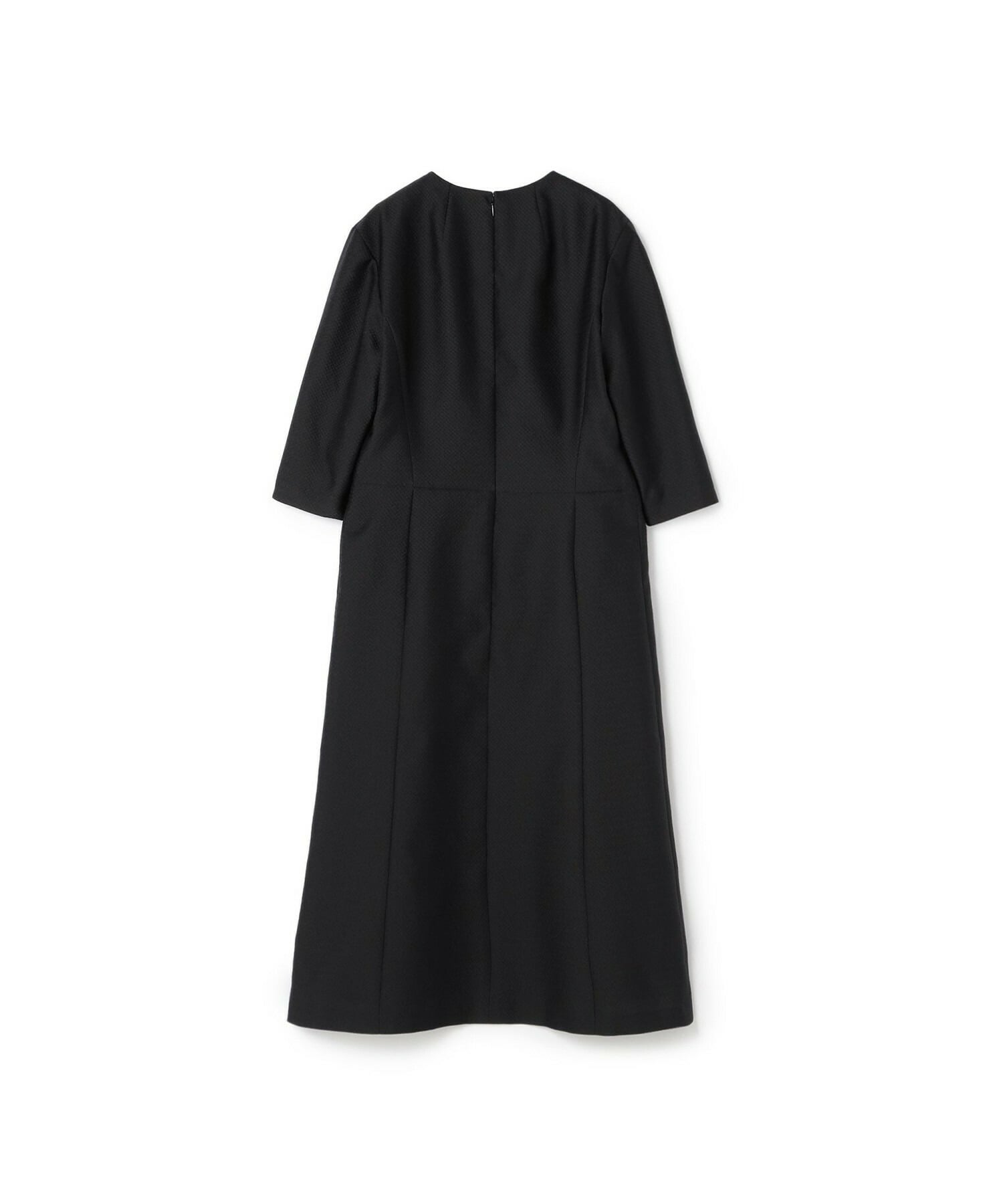 【yoshie inaba】スクエアージャガードドレス 詳細画像 ブラック 5