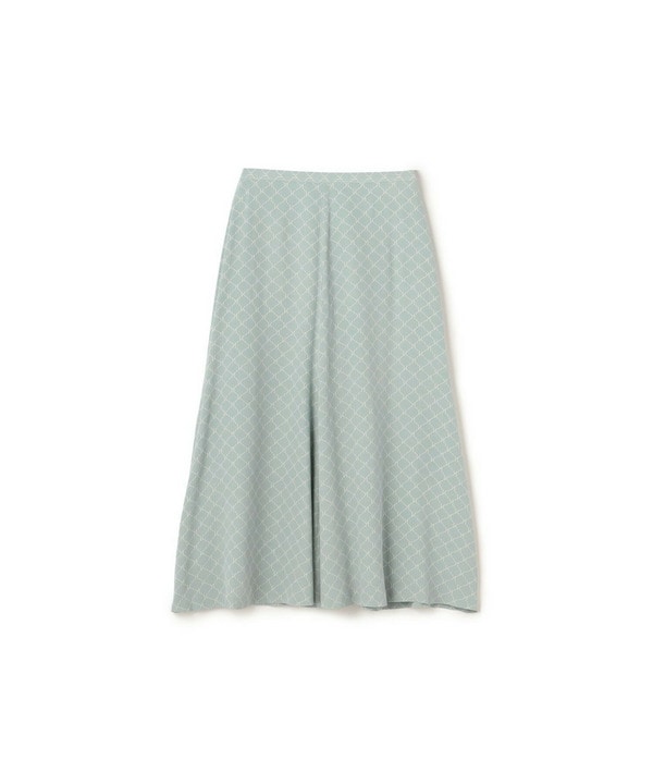 【yoshie inaba】モノグラムプリントスカート