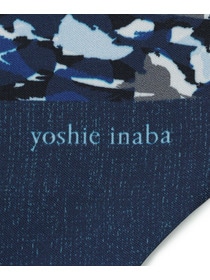 【yoshie inaba】ペタルプリントスカーフ 詳細画像 ブルー系その他 2
