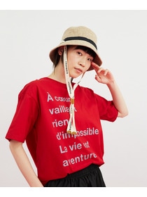 【FRAPBOIS】LA VIE EST AVENTURE×FRAPBOIS Tシャツ バックプリント 詳細画像 ホワイト 19