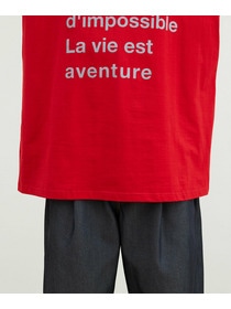 【FRAPBOIS】LA VIE EST AVENTURE×FRAPBOIS Tシャツ バックプリント 詳細画像 ホワイト 7