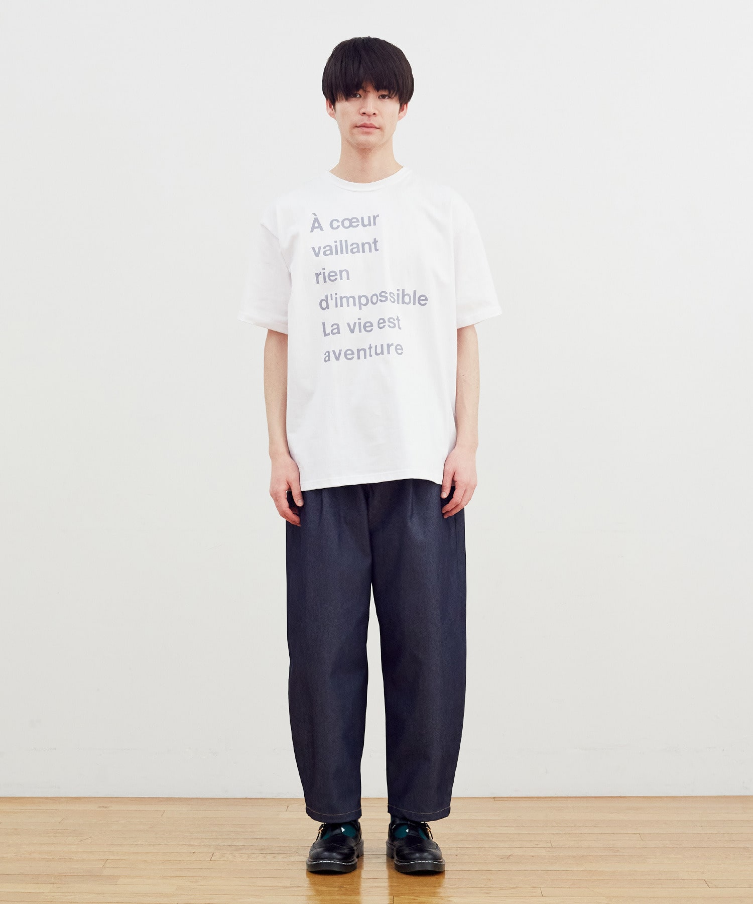 【FRAPBOIS】LA VIE EST AVENTURE×FRAPBOIS Tシャツ バックプリント 詳細画像 ホワイト 31