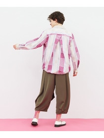 【FRAPBOIS】パッチコネクト オープンカラーシャツ 詳細画像 ピンク系その他 26