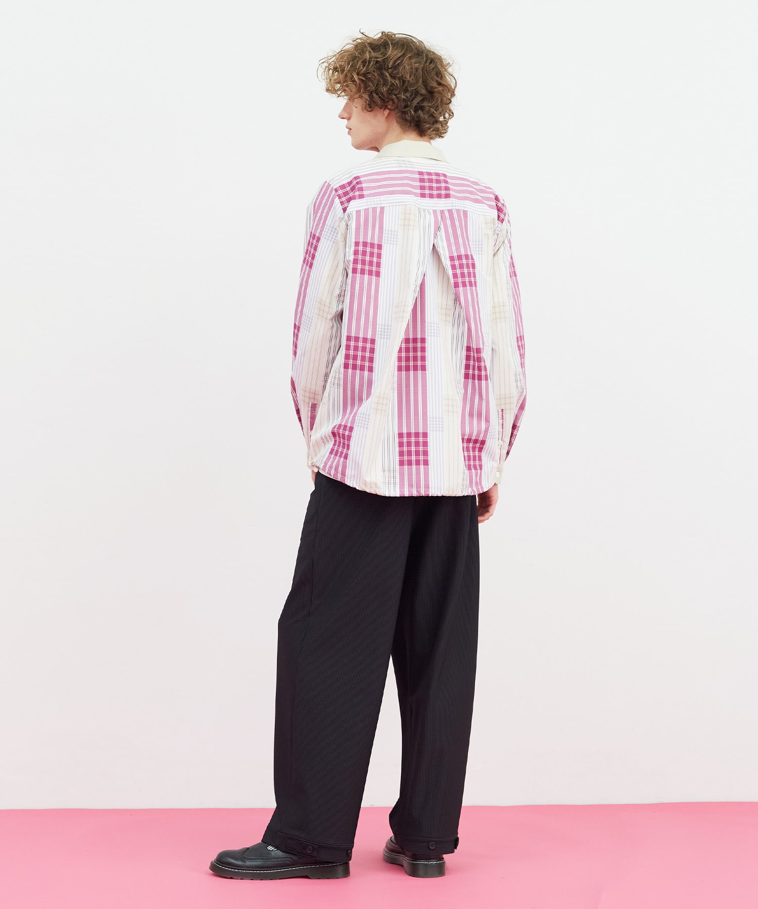 【FRAPBOIS】パッチコネクト オープンカラーシャツ 詳細画像 ピンク系その他 29