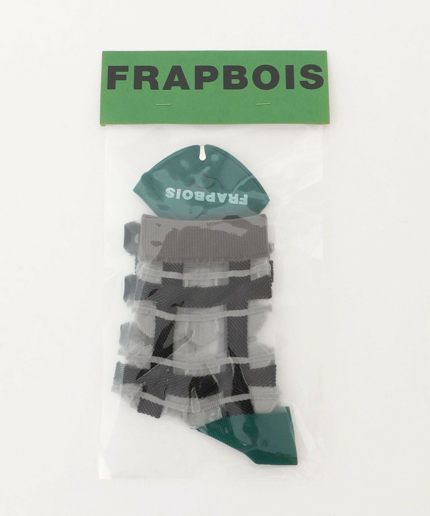 【FRAPBOIS】チェックスルーソックス 詳細画像 ブラック 1