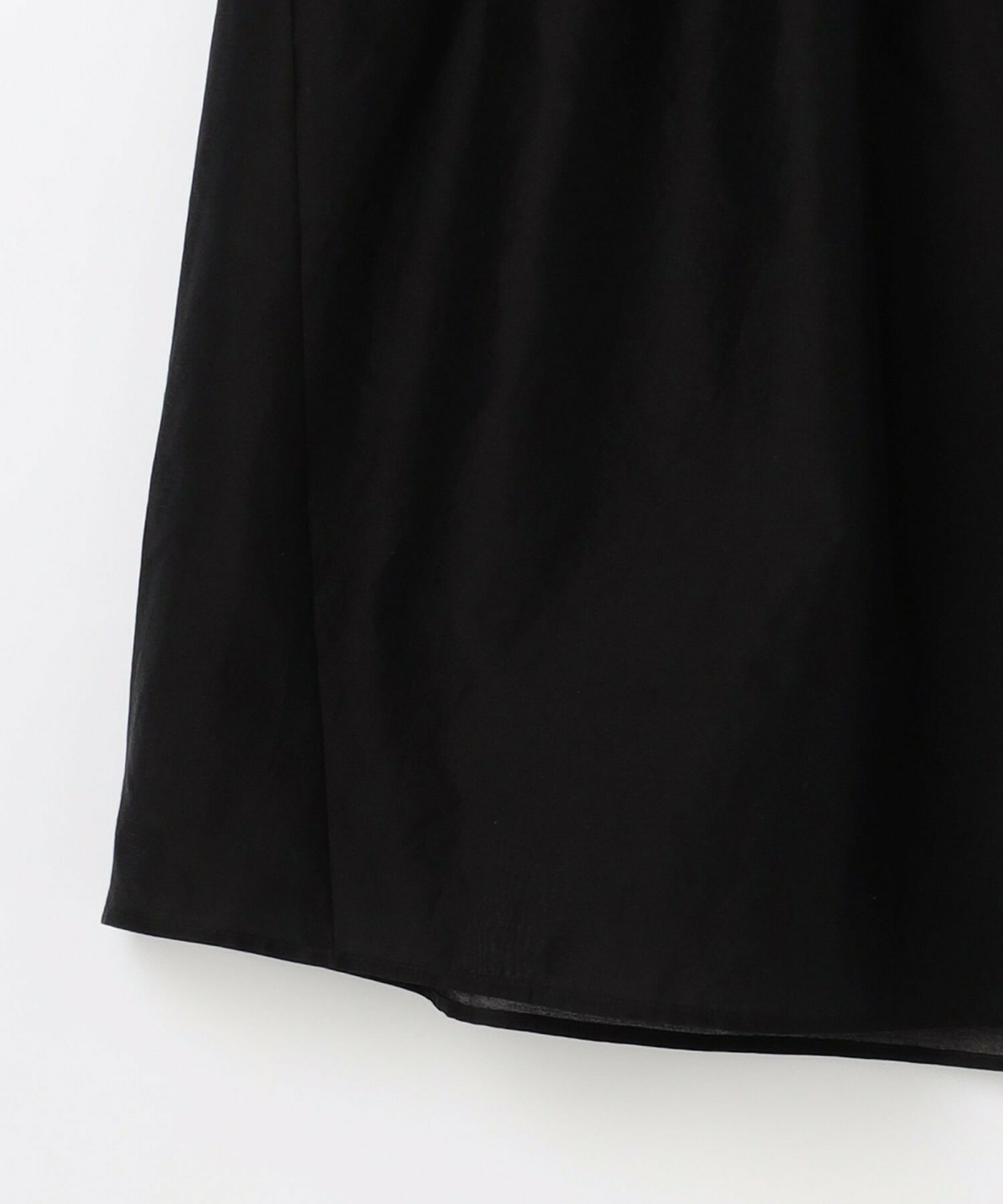 【L'EQUIPE】シルクオーガンジースカート 詳細画像 ブラック 16