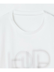 【L'EQUIPE】かすれロゴプリントTシャツ 詳細画像 ホワイト×ブラック 21