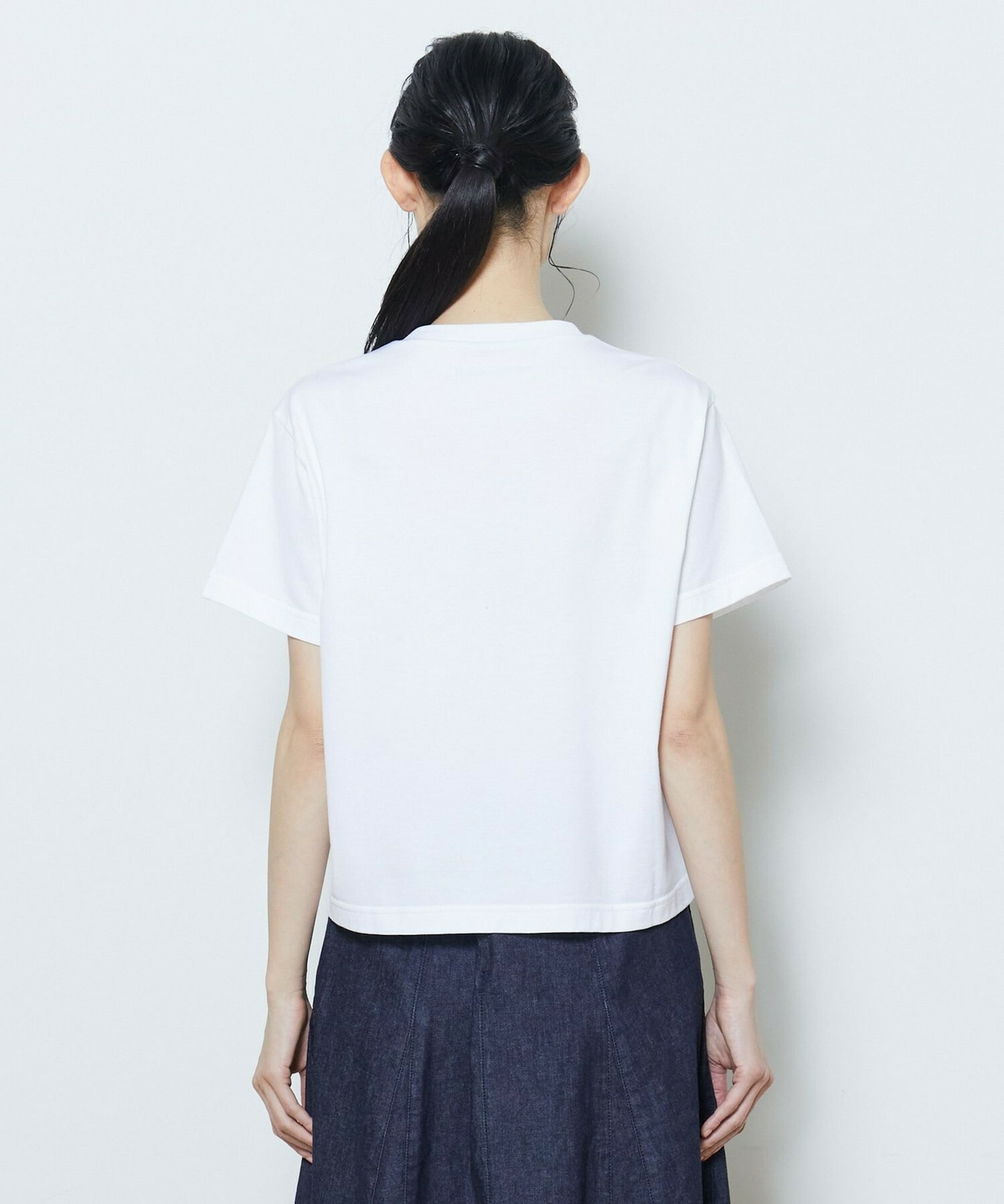 【L'EQUIPE】かすれロゴプリントTシャツ 詳細画像 ホワイト×ブラック 10