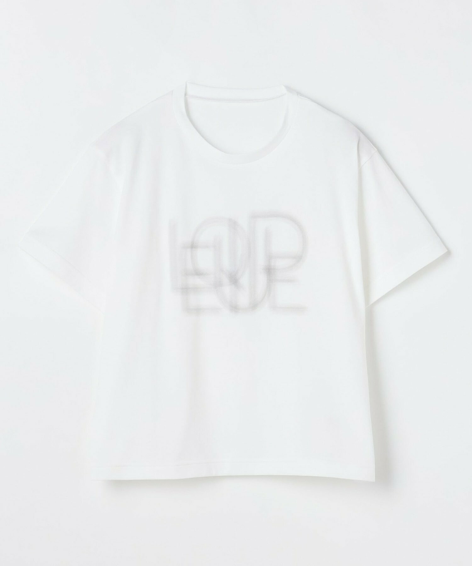 【L'EQUIPE】かすれロゴプリントTシャツ 詳細画像 ホワイト×ブラック 19