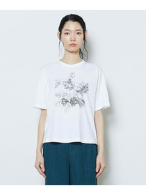 【L'EQUIPE】アロハ刺繍Tシャツ 詳細画像 ブラック 4