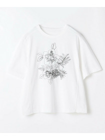 【L'EQUIPE】アロハ刺繍Tシャツ 詳細画像 ブラック 7