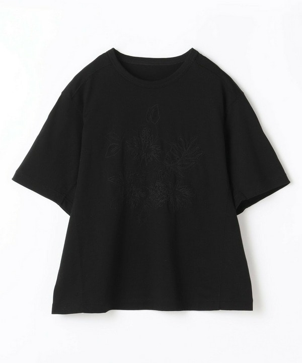 アロハ刺繍Tシャツ 詳細画像 ブラック 1