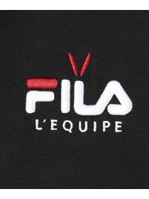 【L'EQUIPE】ナイロンコットングログランブルゾン【FILA×L’EQUIPE】 詳細画像 ブラック 5