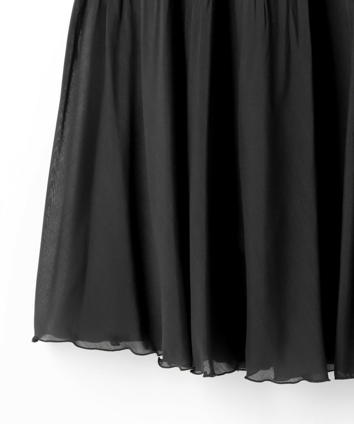 【L'EQUIPE】スパンローンプリーツスカート 詳細画像 ブラック 12