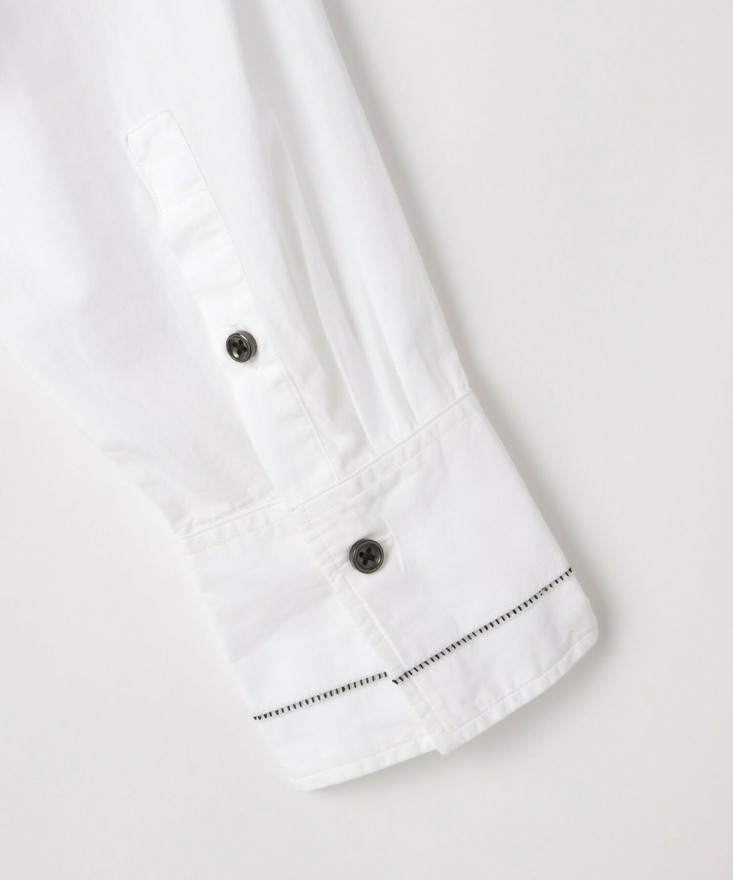 【L'EQUIPE】ピンタックコットンシャツ 詳細画像 ホワイト 11