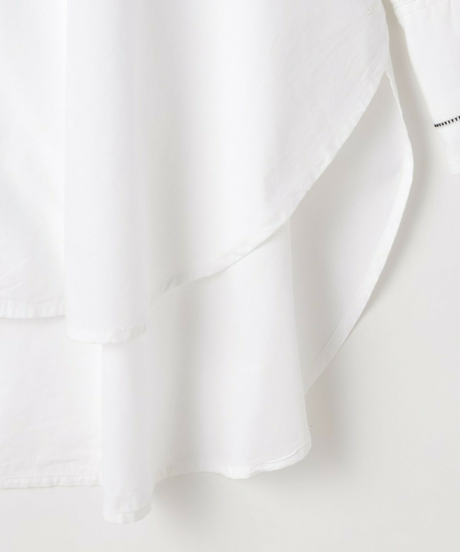 【L'EQUIPE】ピンタックコットンシャツ 詳細画像 ホワイト 12