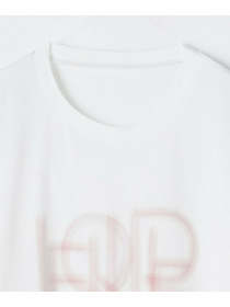 【L'EQUIPE】【Lサイズ】かすれロゴプリントTシャツ 詳細画像 ホワイト×レッド 10