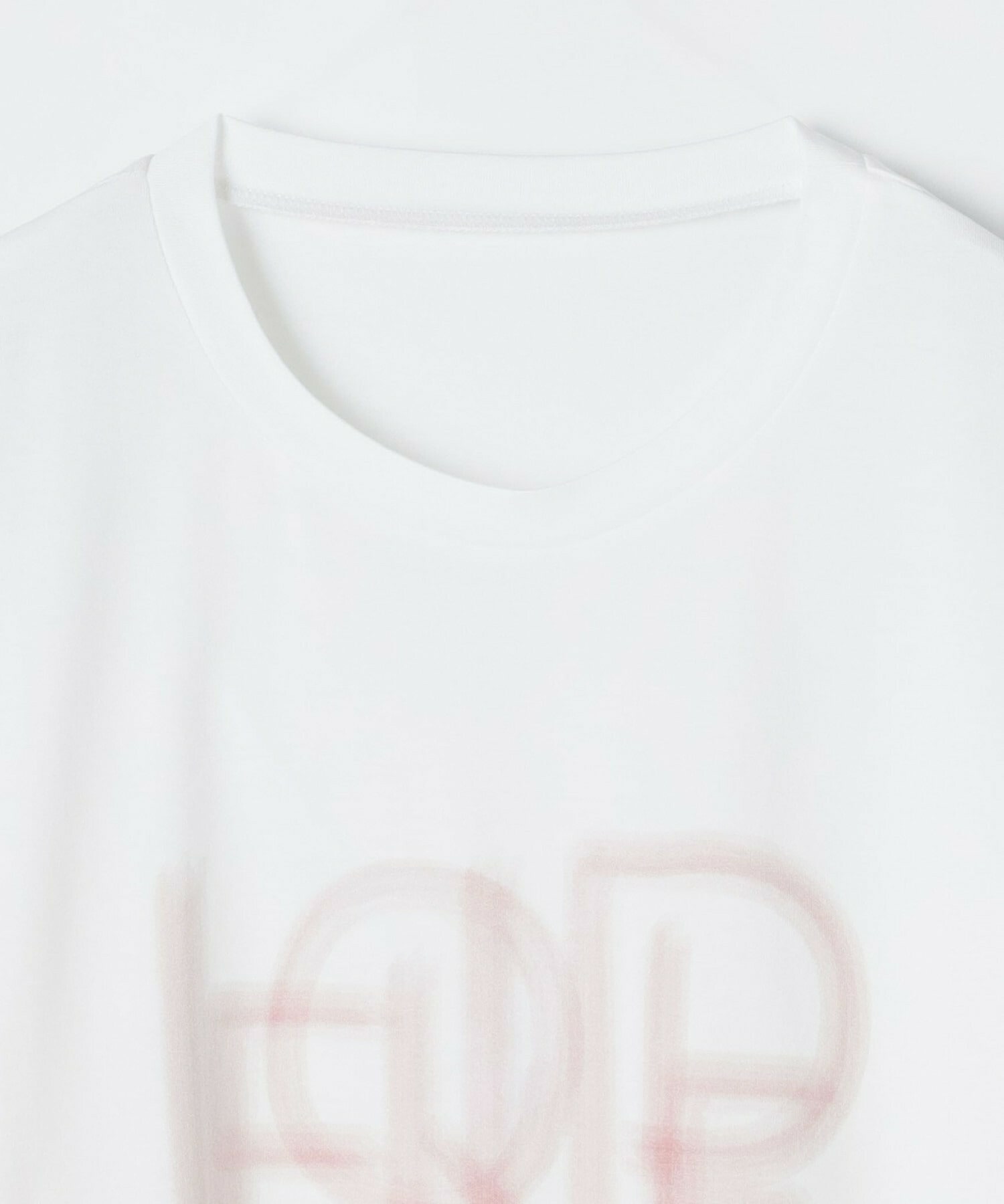 【L'EQUIPE】【Lサイズ】かすれロゴプリントTシャツ 詳細画像 ホワイト×レッド 10
