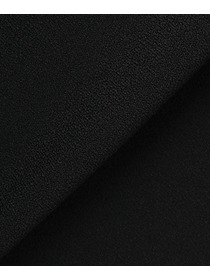 【L'EQUIPE】【Lサイズ】バックサテンノーカラーロングジャケット 詳細画像 ブラック 8