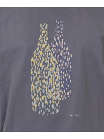 【LOISIR】【アーティストコラボ】PulloaプリントTシャツ 詳細画像 チャコールグレー 25