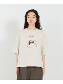 【congés payés】喫茶店プリントTシャツ 詳細画像 グリーン 4