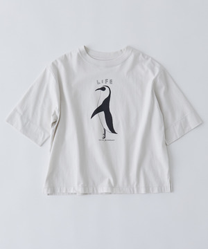 【congés payés】ichiro yamaguchi.半袖Tシャツ 詳細画像 グレー 1