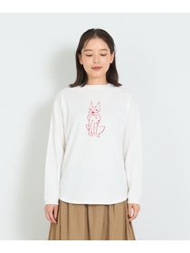 【ADIEU TRISTESSE】heso　ドローイングロングTシャツ 詳細画像 B 11