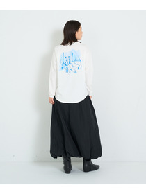 【ADIEU TRISTESSE】heso　ドローイングロングTシャツ 詳細画像 B 3