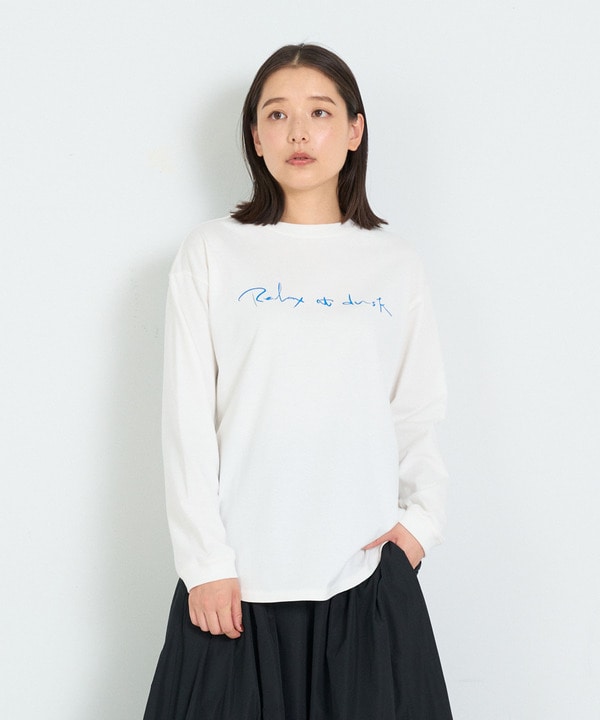 heso　ドローイングロングTシャツ 詳細画像 A 1