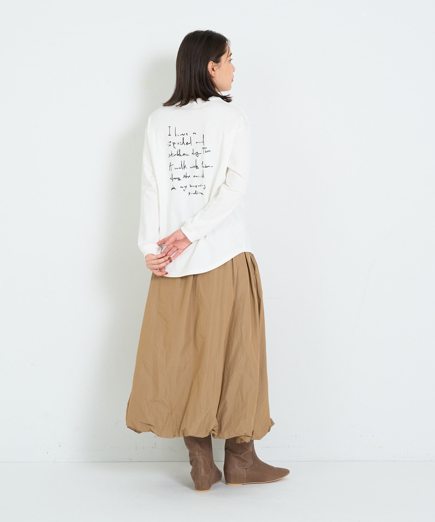 【ADIEU TRISTESSE】heso　ドローイングロングTシャツ 詳細画像 B 10