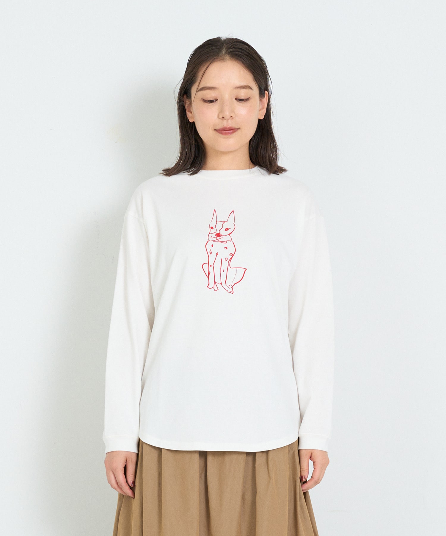 【ADIEU TRISTESSE】heso　ドローイングロングTシャツ 詳細画像 B 11