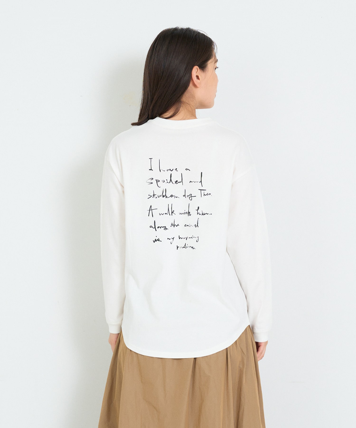 【ADIEU TRISTESSE】heso　ドローイングロングTシャツ 詳細画像 B 13