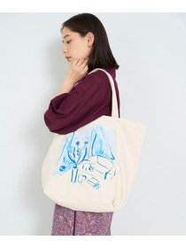 【ADIEU TRISTESSE】heso　ドローイングトートBAG 詳細画像 B 4