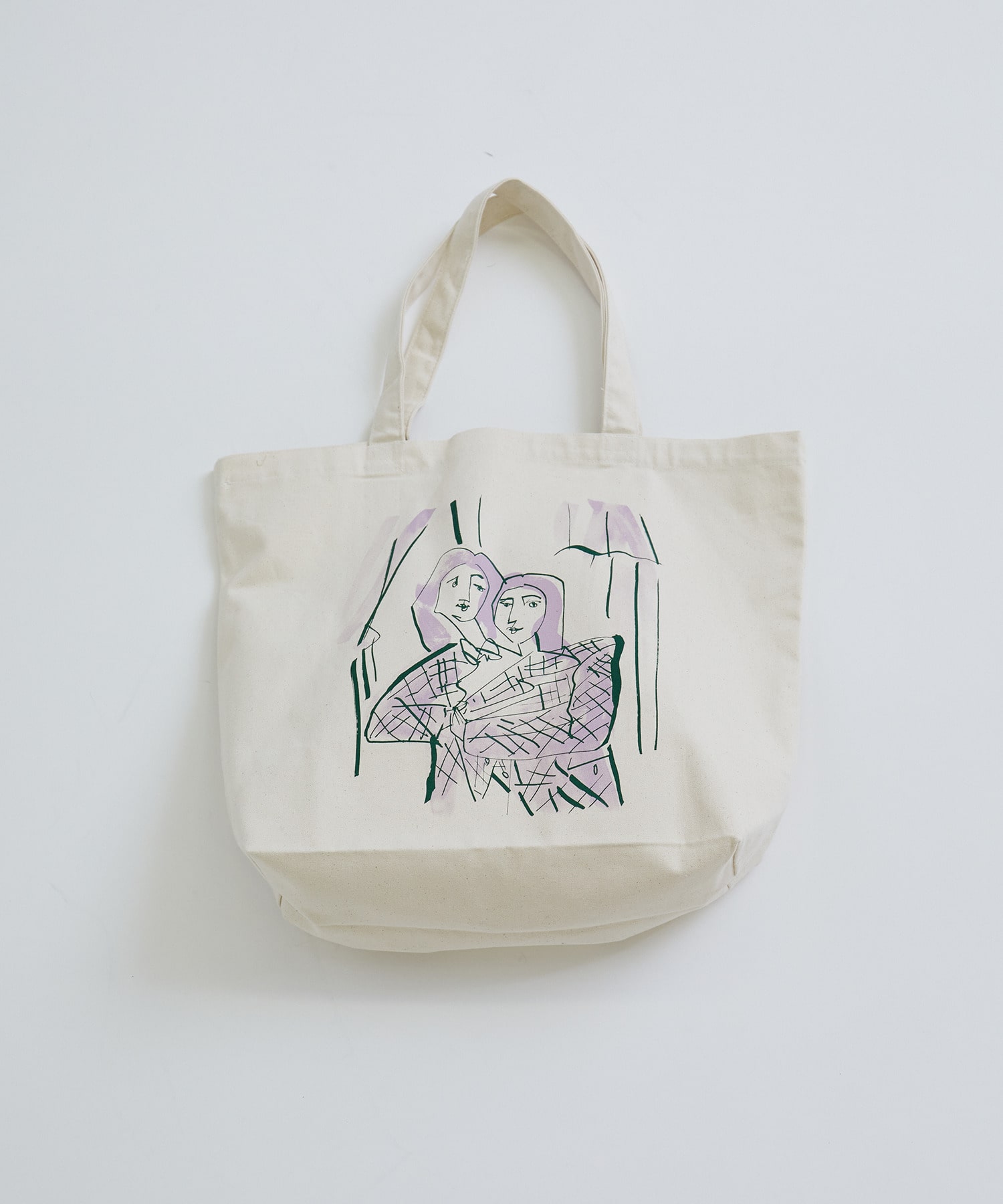 【ADIEU TRISTESSE】heso　ドローイングトートBAG 詳細画像 B 1