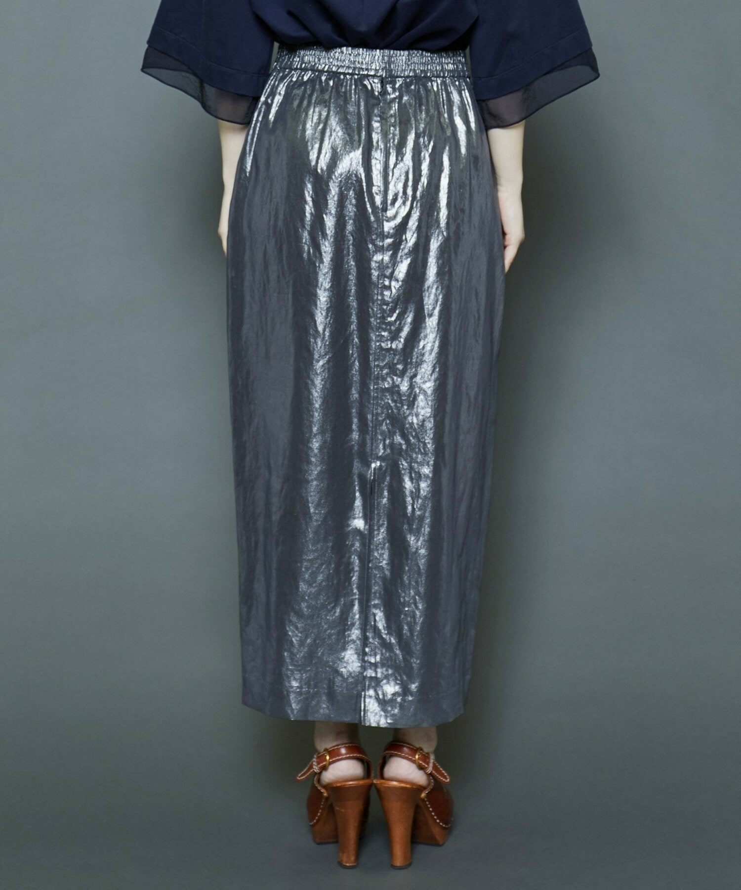 【MOGA Collection】[MOGA Collection]箔スカート 詳細画像 チャコールグレー 12