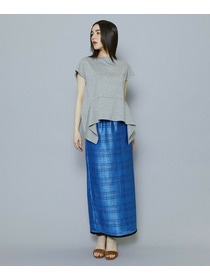 【MOGA Collection】ブライトシアーチェックタイトスカート 詳細画像 グリーン 10