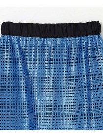 【MOGA Collection】ブライトシアーチェックタイトスカート 詳細画像 グリーン 13