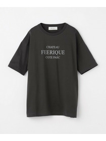 【feerique】Suai-mai天竺ロゴTシャツ 詳細画像 チャコールグレー 1