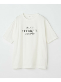 【feerique】Suai-mai天竺ロゴTシャツ 詳細画像 チャコールグレー 2