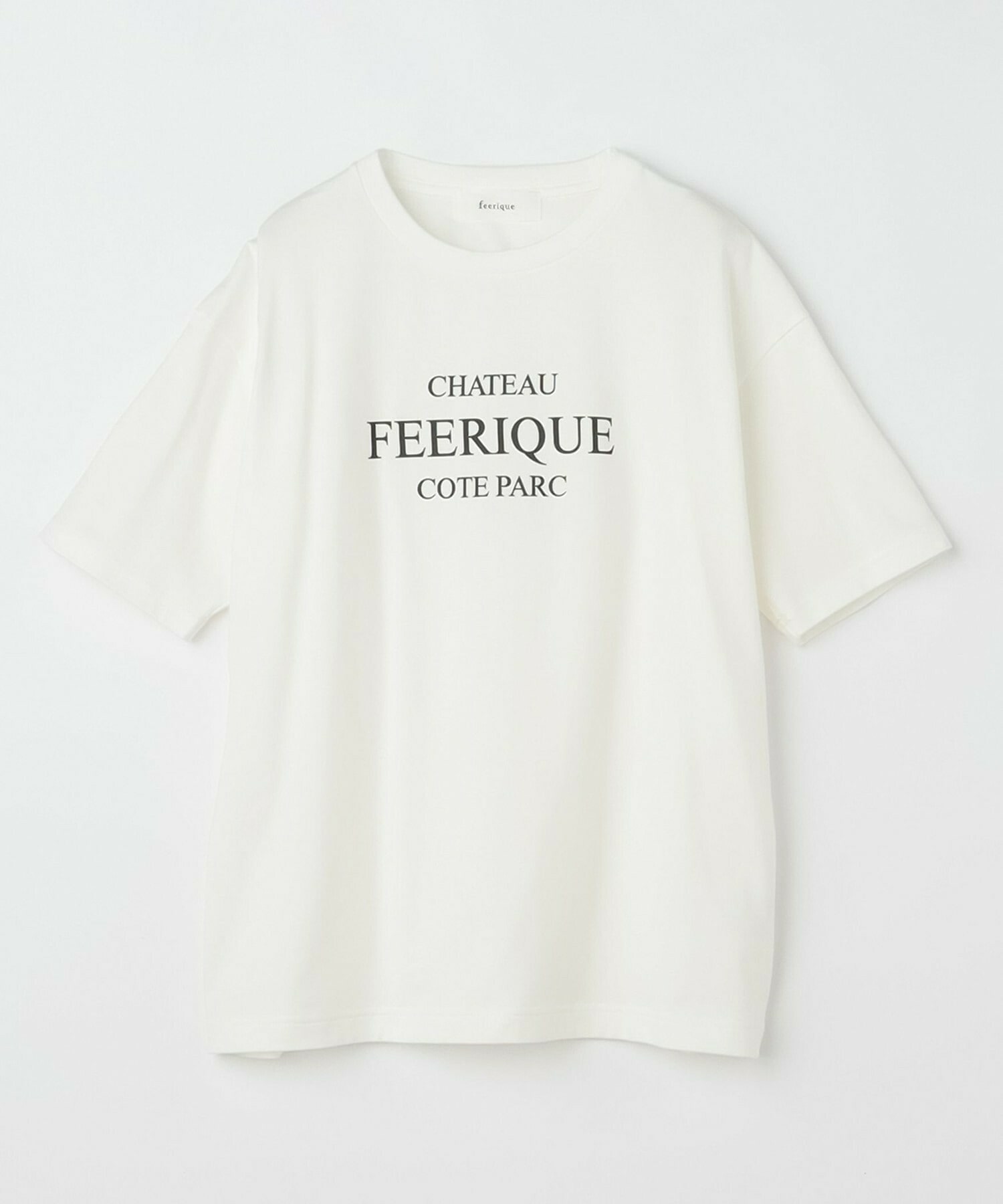 【feerique】Suai-mai天竺ロゴTシャツ 詳細画像 チャコールグレー 2