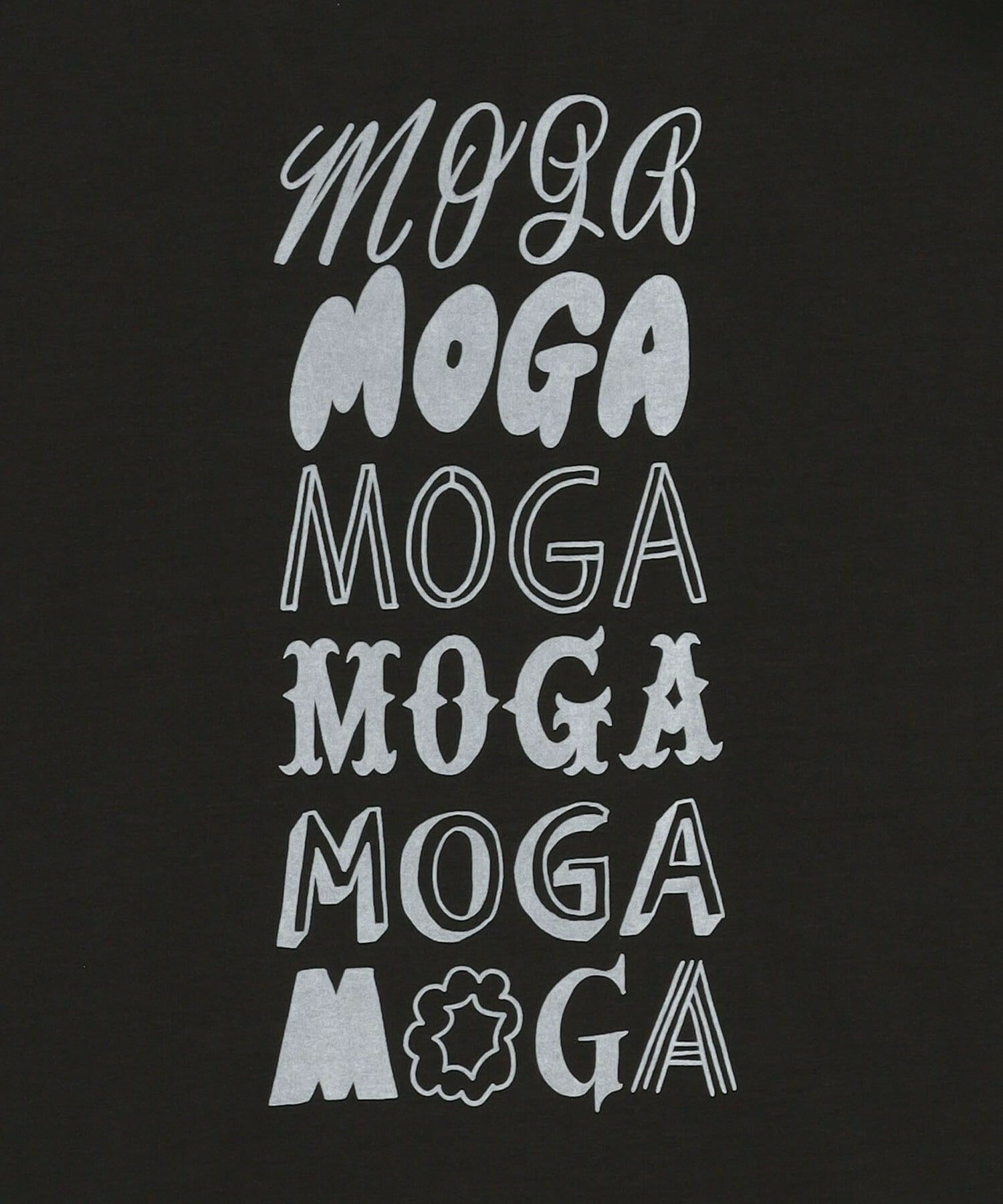 【MOGA】SHOGO SEKINE×MOGA コラボプリントT [Various MOGA print2] 詳細画像 チャコールグレー 15