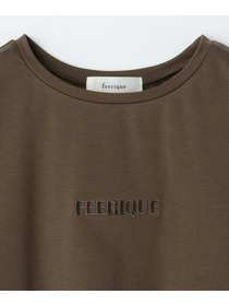 【feerique】feerique 　ロゴプリントプルオーバー 詳細画像 ブラウン 13