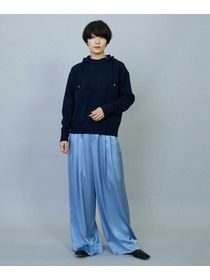 【feerique】ANNUAL×MOGA　ウールカシミヤニットパーカー 詳細画像 ネイビー 1