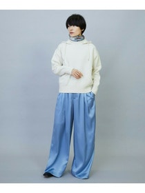 【feerique】ANNUAL×MOGA　ウールカシミヤニットパーカー 詳細画像 ネイビー 13