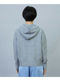 【feerique】ANNUAL×MOGA　ウールカシミヤニットパーカー 詳細画像 ネイビー 25