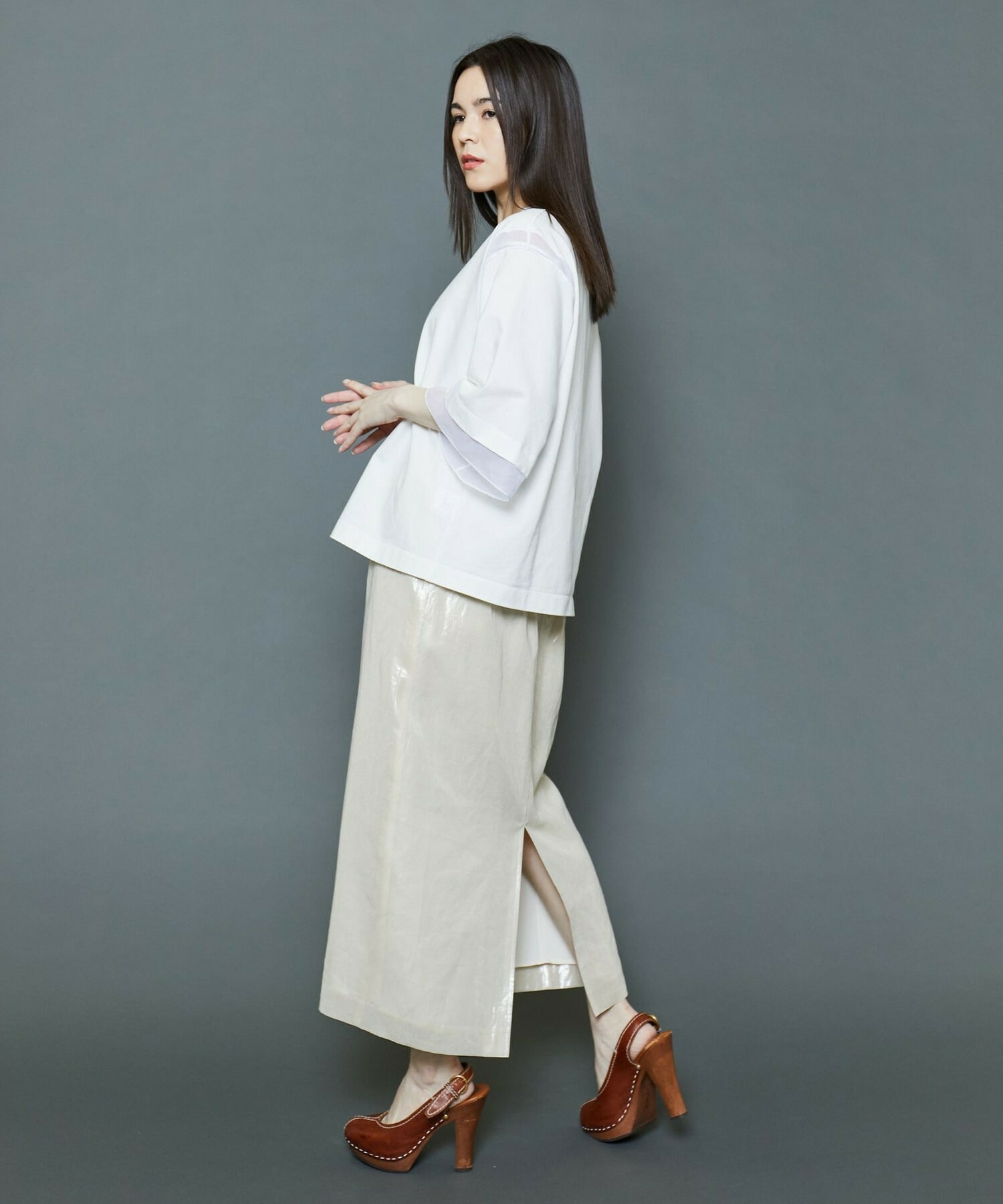 【MOGA Collection】【Lサイズ】[MOGA Collection]箔スカート 詳細画像 キナリ 13
